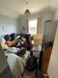 Rubbish in a room that needs to be cleared by Essex Waste Man
